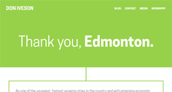 Desktop Screenshot of doniveson.ca