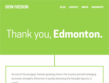 Tablet Screenshot of doniveson.ca